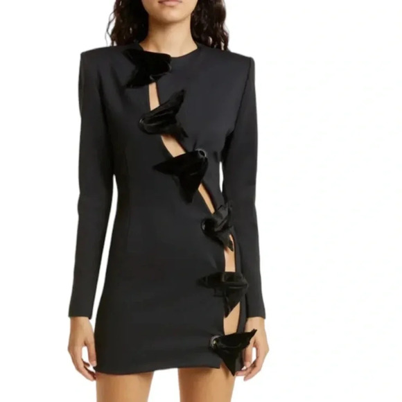 Mother of All Deville Cutout Minidress Black Size XS NWT - Picture 13 of 15